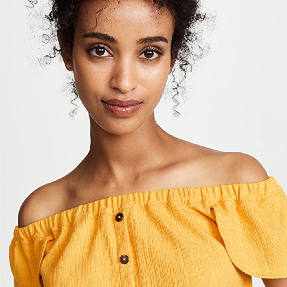 Madewell Texture & Thread Off the Shoulder Top